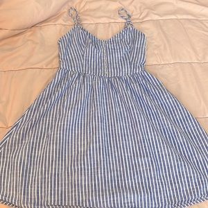 Abercrombie & Fitch Women’s Striped Mini Spaghetti Strap Dress Size XS
